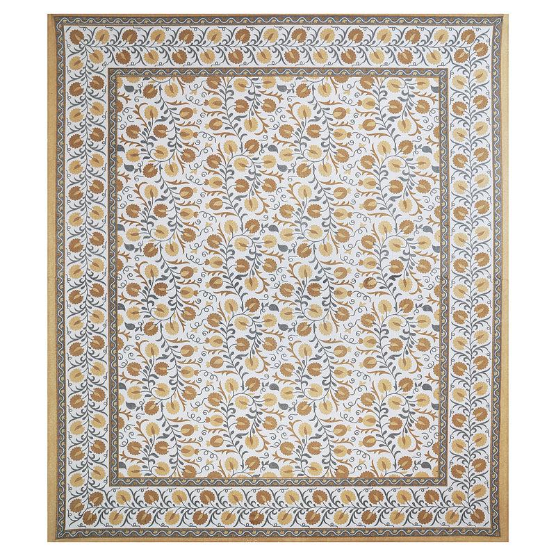 Buy Everett Floral Bedsheet - Brown Bedsheets from Vaaree