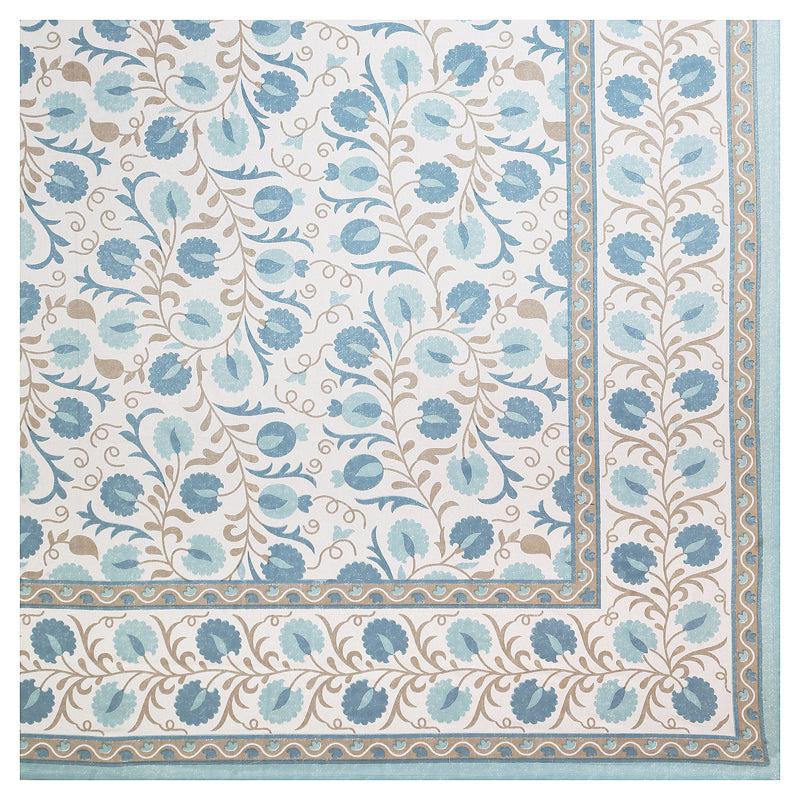 Buy Everett Floral Bedsheet - Blue Bedsheets from Vaaree