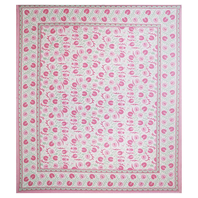 Buy Everett Floral Bedsheet - Pink Bedsheets from Vaaree