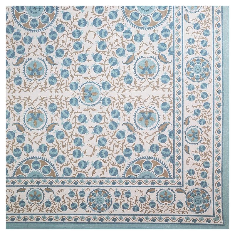 Buy Farah Floral Bedsheet - Blue Bedsheets from Vaaree