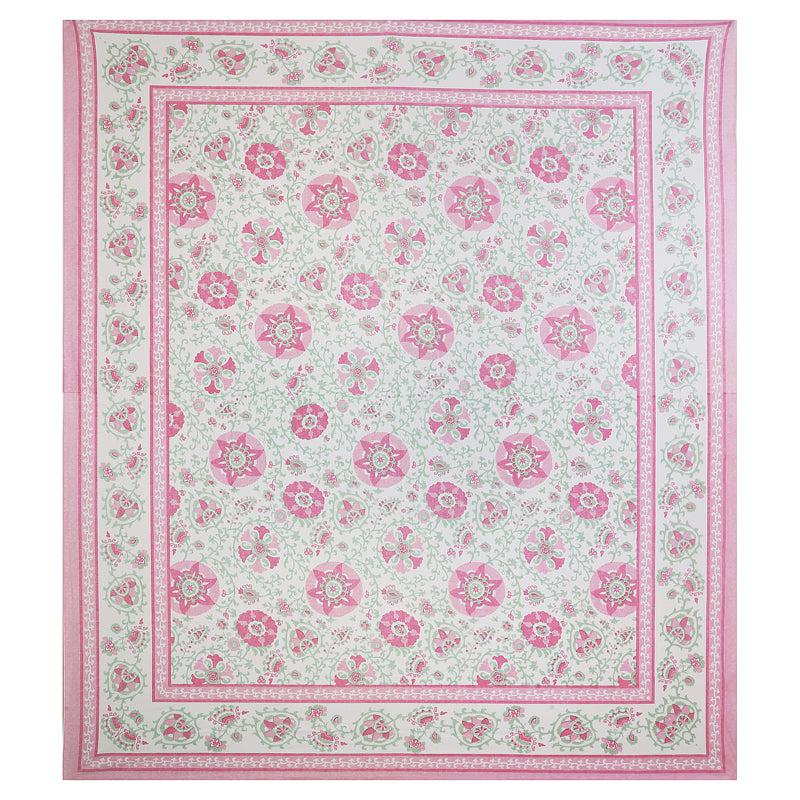 Buy Griffin Floral Bedsheet - Pink Bedsheets from Vaaree