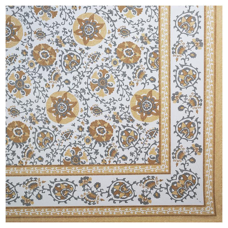 Buy Griffin Floral Bedsheet - Brown Bedsheets from Vaaree