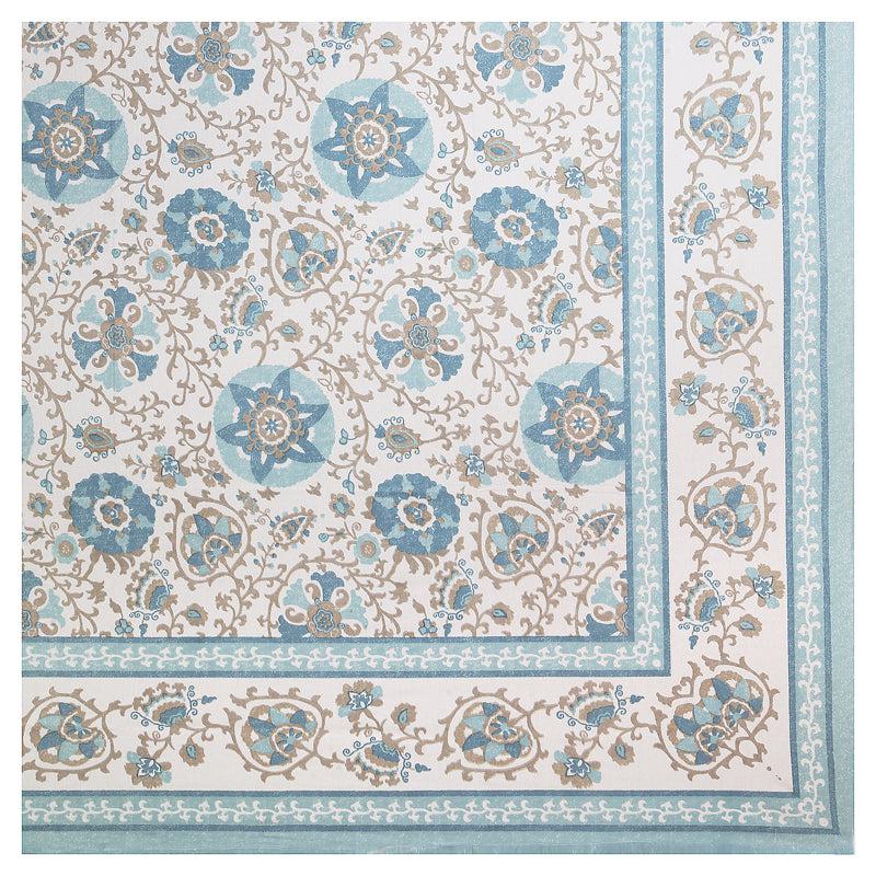 Buy Griffin Floral Bedsheet - Blue Bedsheets from Vaaree