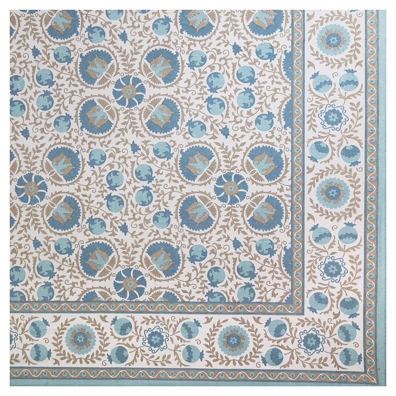 Buy Hazel Floral Bedsheet - Blue Bedsheets from Vaaree