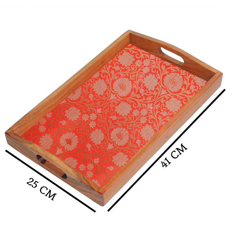 Buy Crimsa Bloom Serving Tray Serving Tray from Vaaree