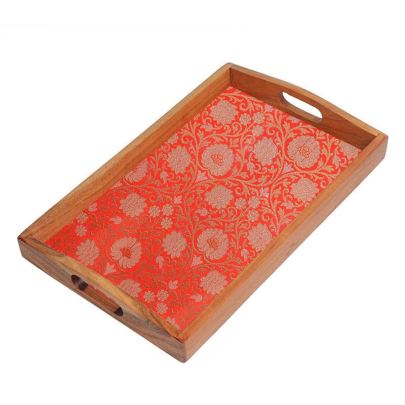 Buy Crimsa Bloom Serving Tray Serving Tray from Vaaree