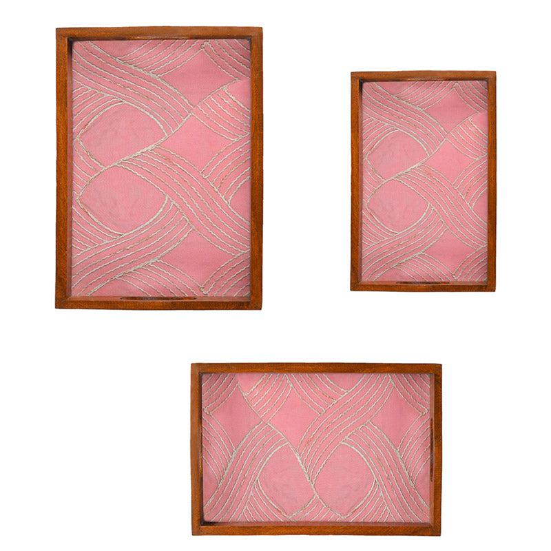 Buy Madhura Serving Tray - Set Of Three Serving Tray from Vaaree