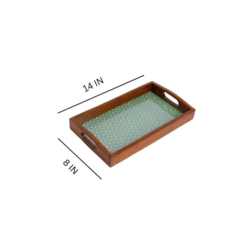 Buy Jade Glow Serving Tray Serving Tray from Vaaree