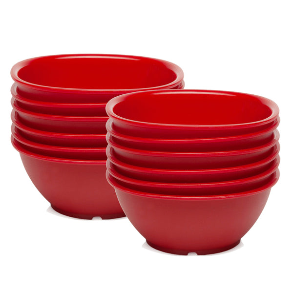 Buy Mihaya 400 ml Snack Bowl (Red) - Set Of Twelve Bowl from Vaaree