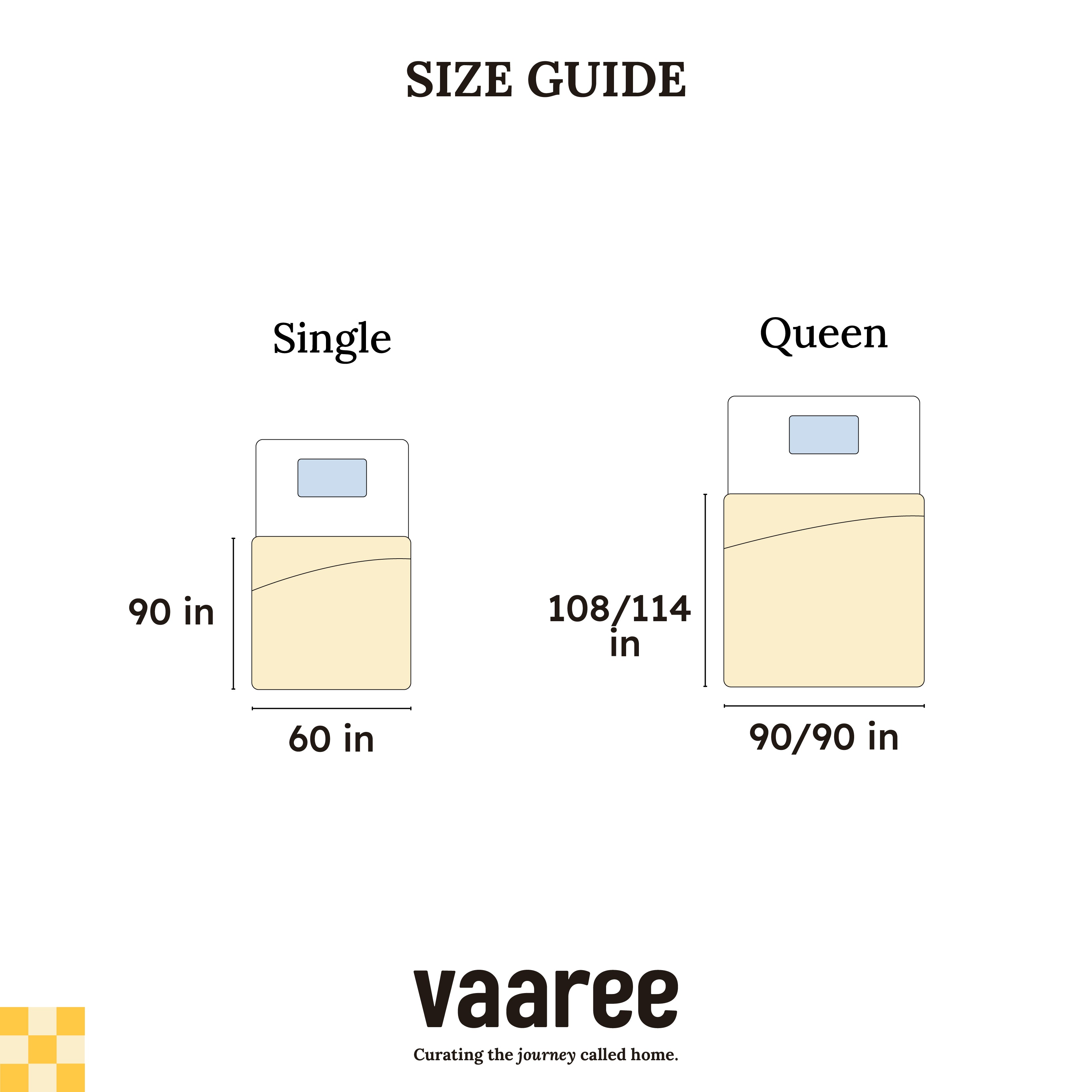 Buy Gemonisis Printed Bedsheet - Yellow Bedsheets from Vaaree