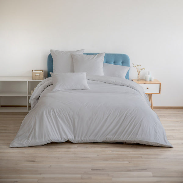 Buy Elisima Solid Duvet Cover - Grey Duvet Covers from Vaaree