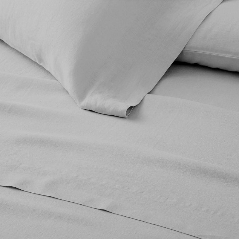 Buy Sofia Egyptian Cotton Solid Bedsheet - Light Grey Bedsheets from Vaaree