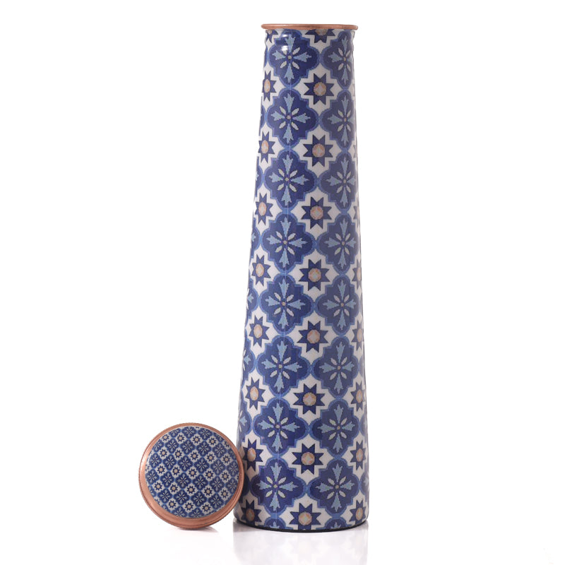 Buy Elora Moroccan Copper Water Bottle Bottle from Vaaree