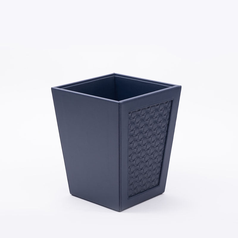 Buy Anora Vegan Leather Dustbin - Blue Dustbin from Vaaree