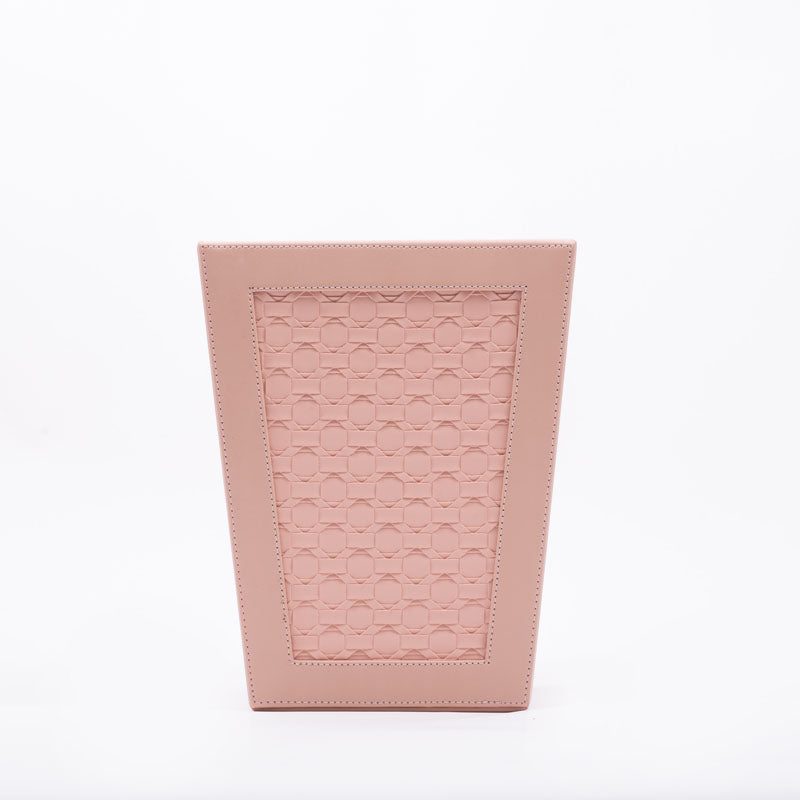 Buy Anora Vegan Leather Dustbin - Pink Dustbin from Vaaree