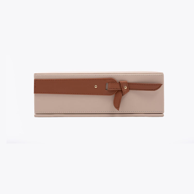 Buy Mona Vegan Leather Tissue Box - Beige Tissue Holder from Vaaree