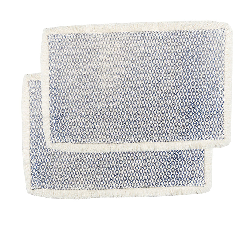 Table Mat - Akasam Placemat (Blue) - Set Of Two