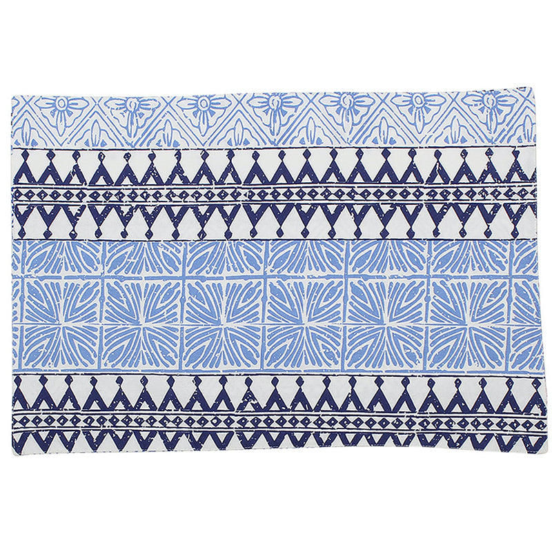 Table Mat - Alankaar Placemat (Blue) - Set Of Two