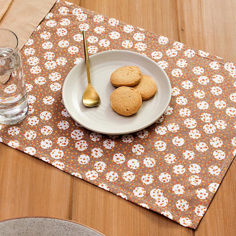 Buy Anuswara Placemat (Rust) - Set Of Two Table Mats from Vaaree