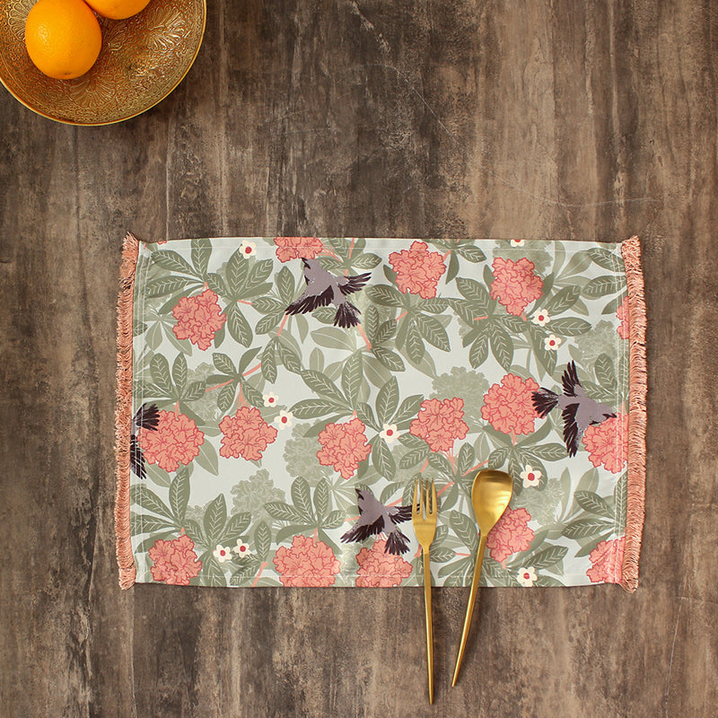 Table Mat - Bulbul Placemat - Set Of Two