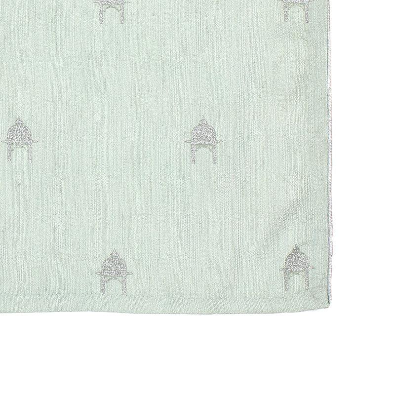 Table Mat - Chhatra Pristine Placemat (Grey) - Set Of Two