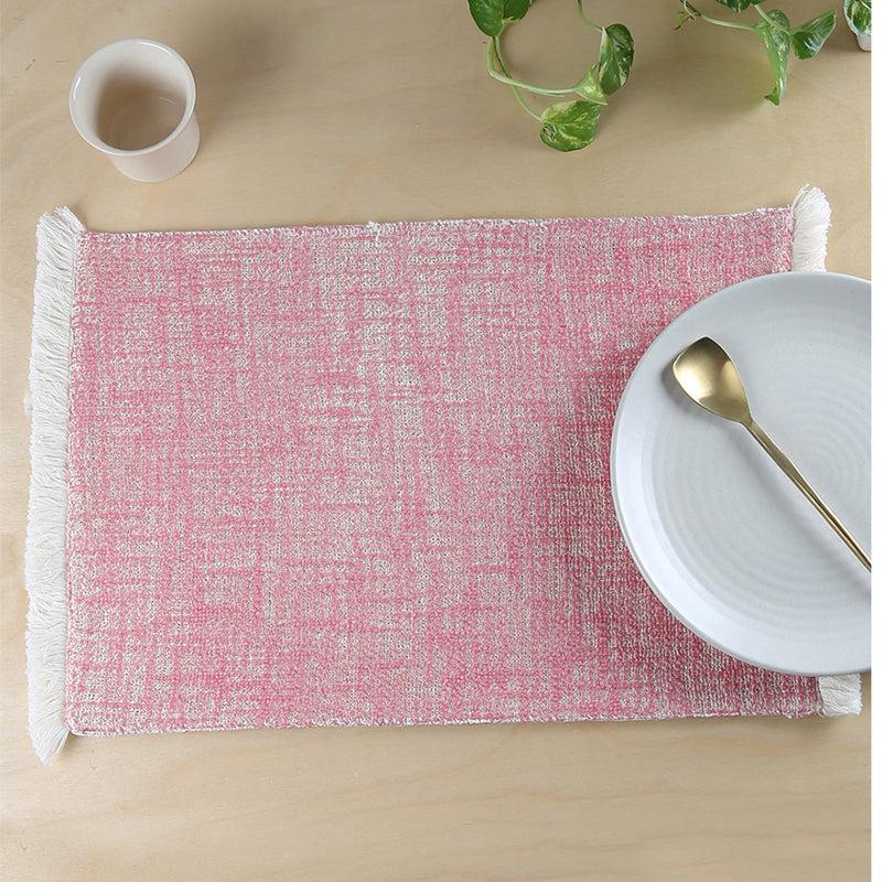 Buy Mamoon Placemat (Pink) - Set Of Two Table Mats from Vaaree