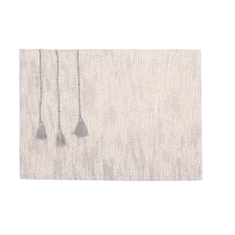 Table Mat - Sivaar Placemat (Grey) - Set Of Two