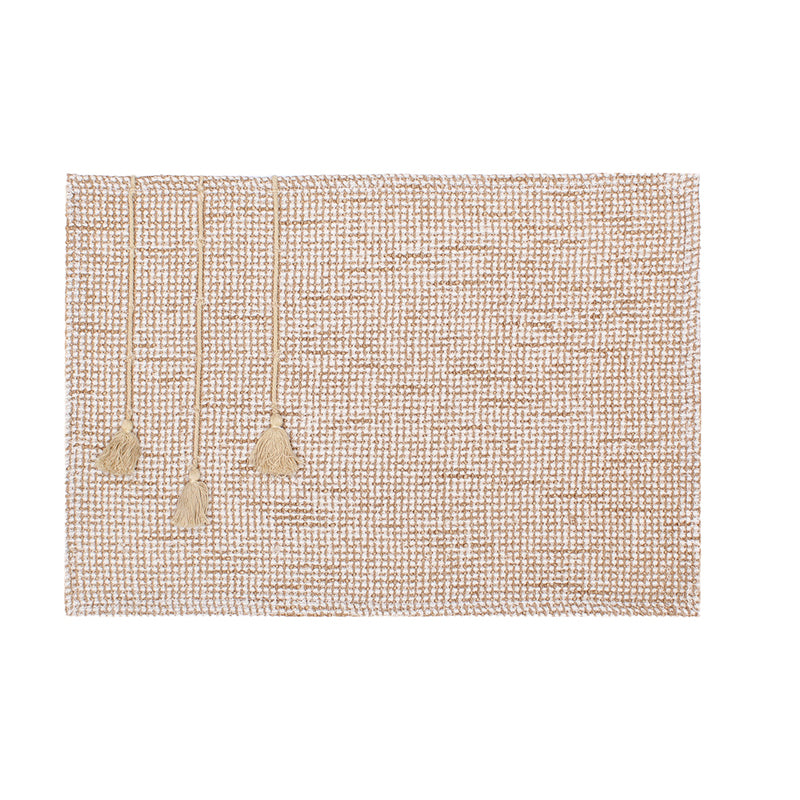 Table Mat - Thundi Placemat (Beige) - Set Of Two