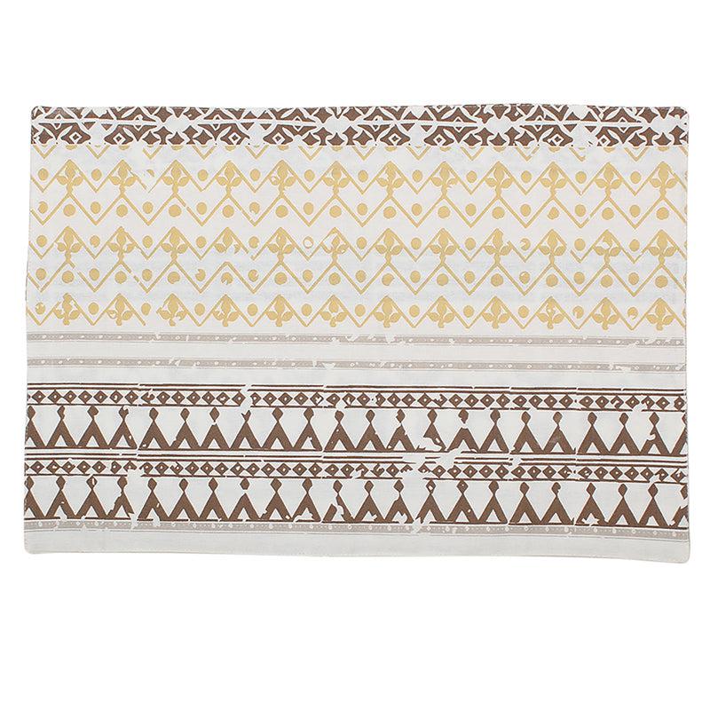 Buy Valleri Ethnic Placemat (Yellow) - Set Of Two Table Mats from Vaaree