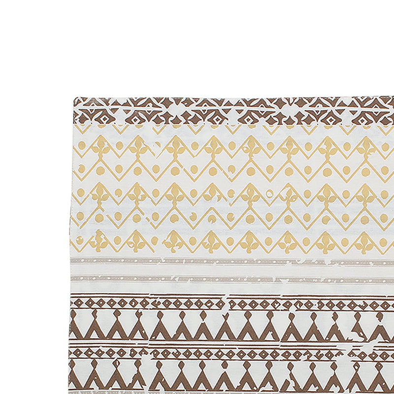 Table Mat - Valleri Ethnic Placemat (Yellow) - Set Of Two