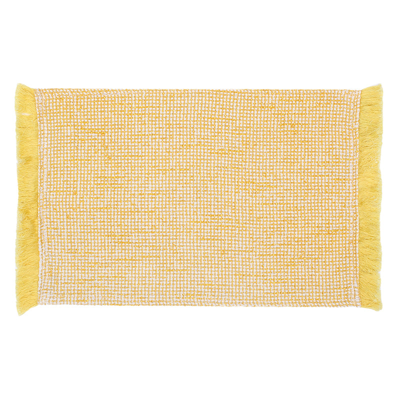 Table Mat - Vallam Placemat (Yellow) - Set Of Two