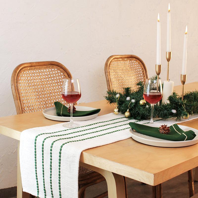 Buy Estma Stripe Table Runner Table Runner from Vaaree