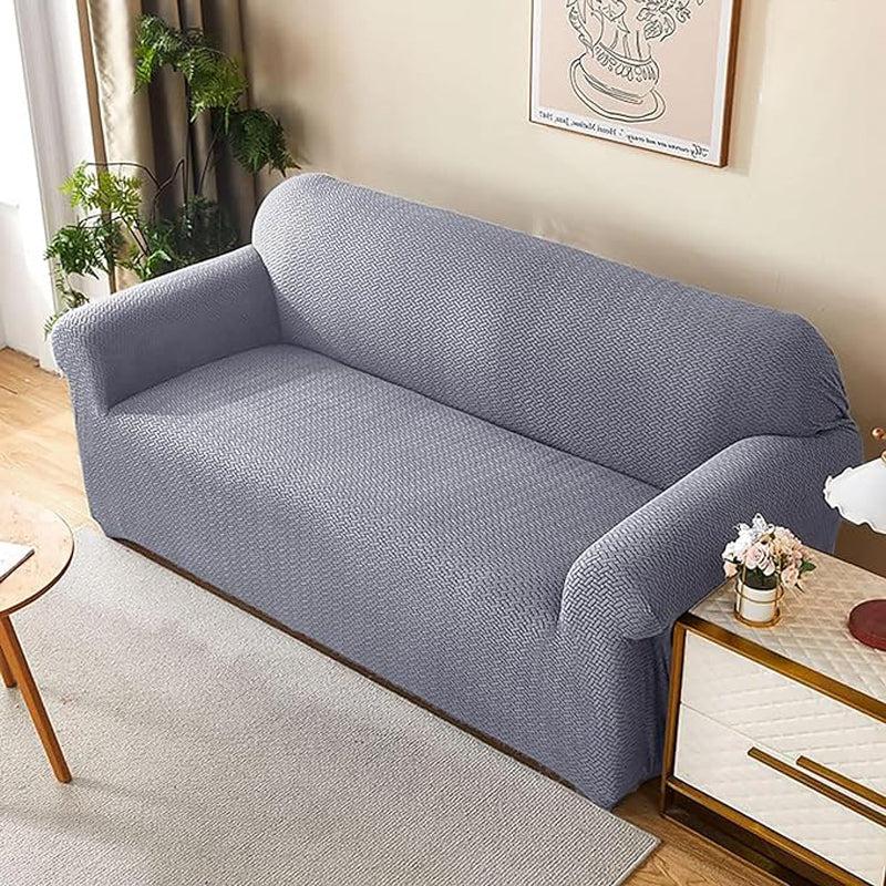 Sofa Cover - Rubina Polar Fleece Sofa Cover - Steel Blue