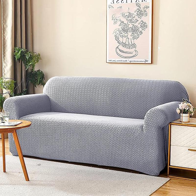 Sofa Cover - Rubina Polar Fleece Sofa Cover - Steel Blue