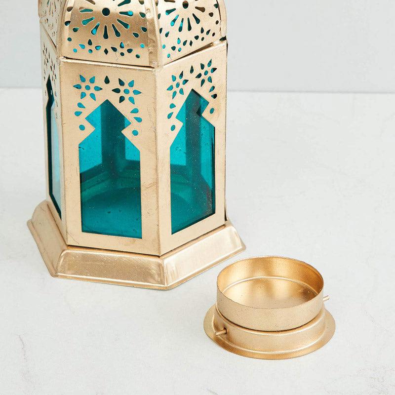 Buy Frusa Morrocan Lantern Tealight Candle Holder - Set Of Two Candle Holders from Vaaree