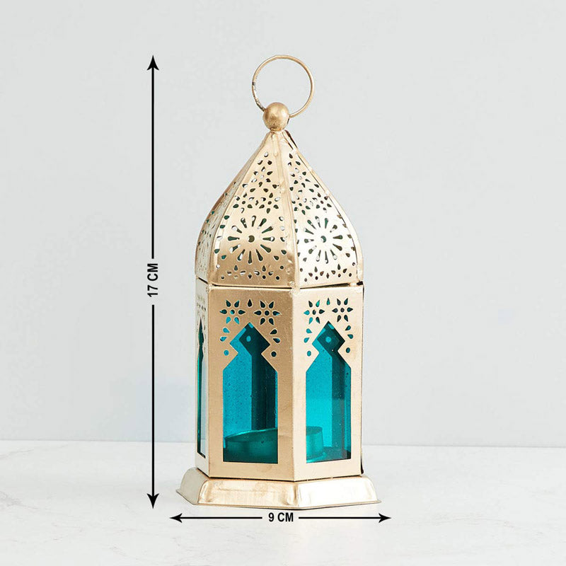 Buy Frusa Morrocan Lantern Tealight Candle Holder - Set Of Two Candle Holders from Vaaree