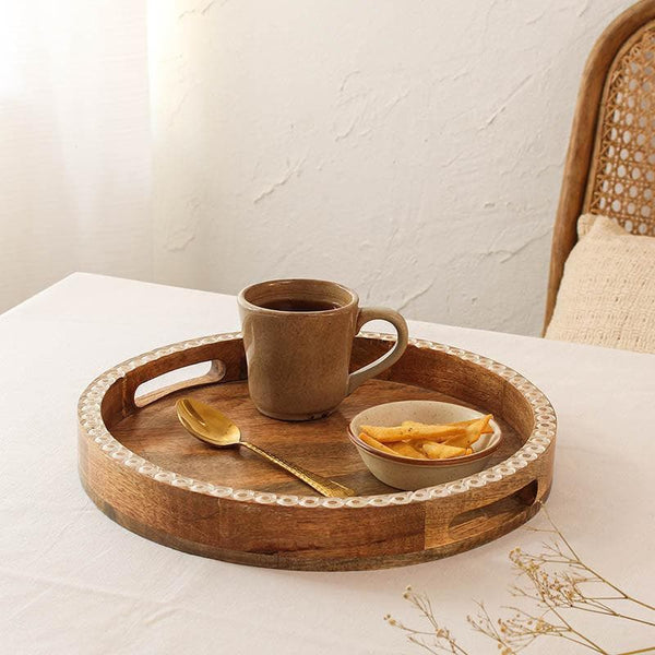 Buy Lacity Wooden Serving Tray Online in India | Serving Tray on Vaaree