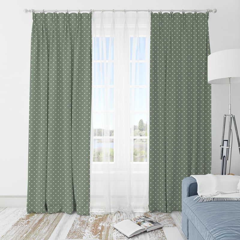 Buy Draco Translucent Curtain - Green Curtains from Vaaree