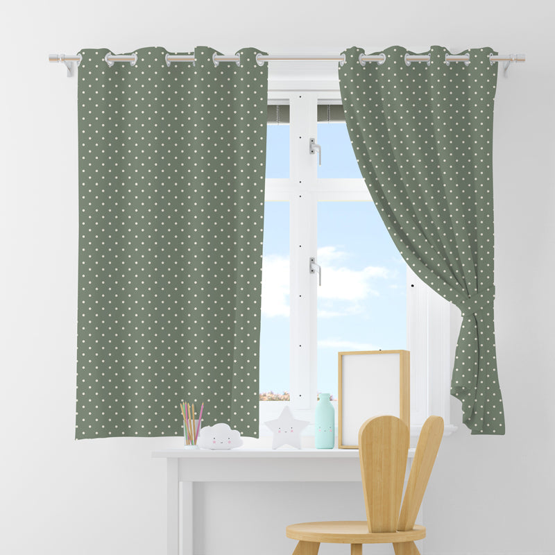 Buy Draco Translucent Curtain - Green Curtains from Vaaree