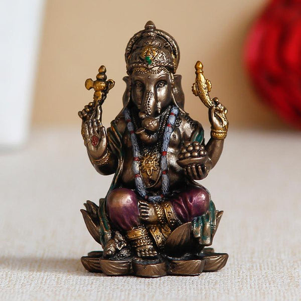 Buy Lord Ganesha Bronze Idol Idols & Sets from Vaaree