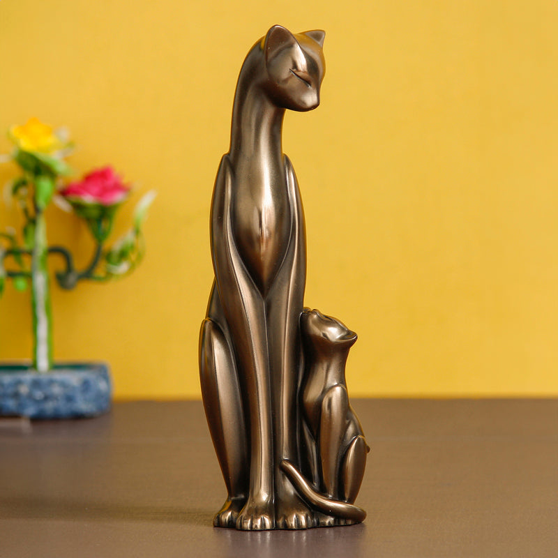 Showpieces - Feline Fam Bronze Showpiece