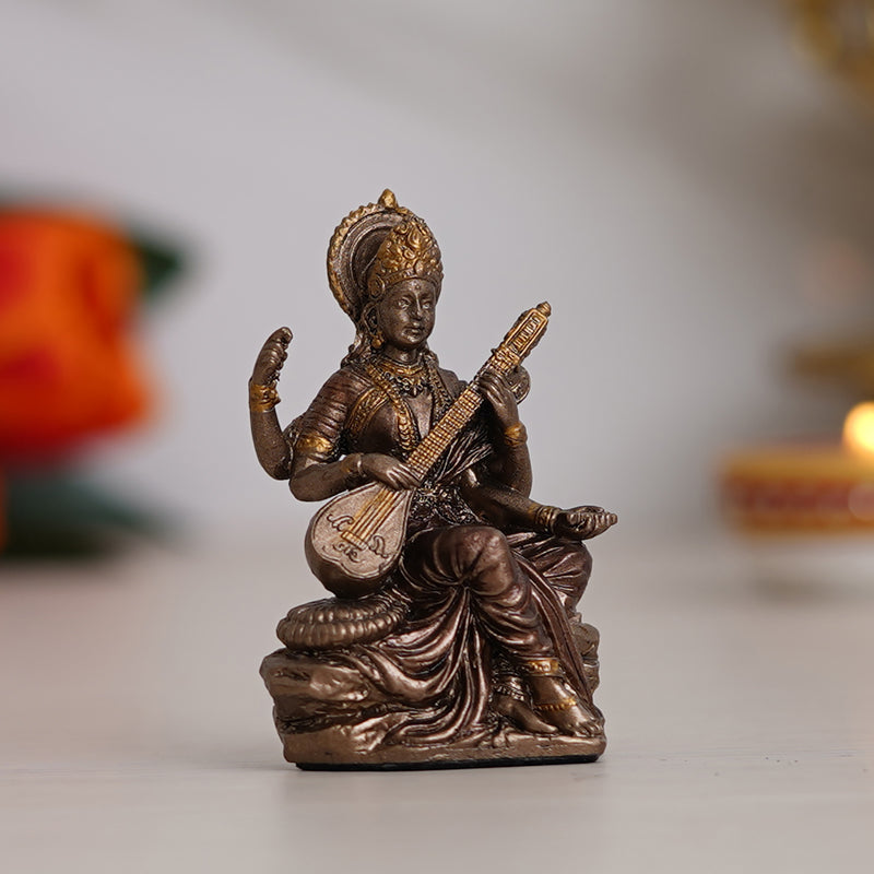 Buy Saraswati Veena Idol Idols & Sets from Vaaree