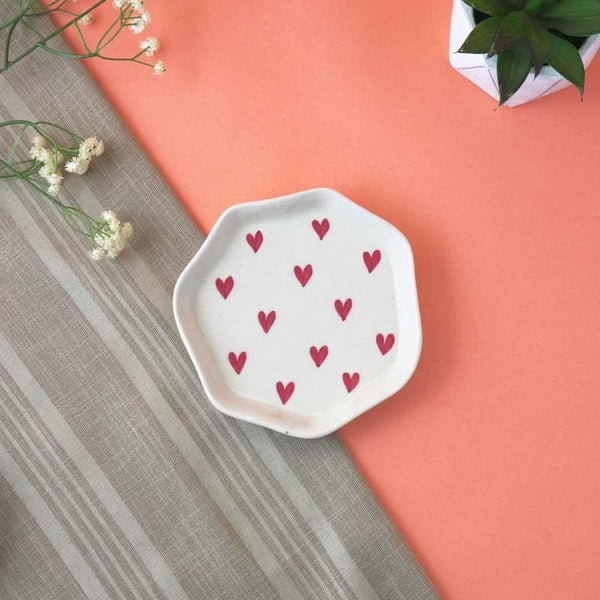 Buy Little Heart Quarter Plate at Vaaree online | Beautiful Quarter Plate to choose from