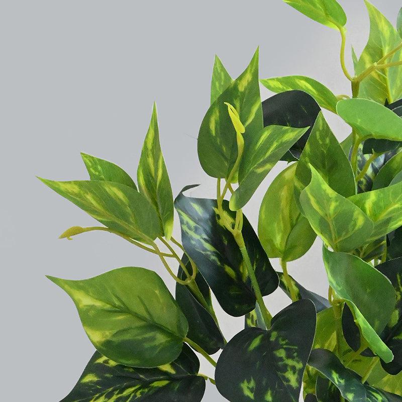 Buy Faux Everlasting Golden Pothos Plant With Pot - 48 Cms Artificial Plants from Vaaree