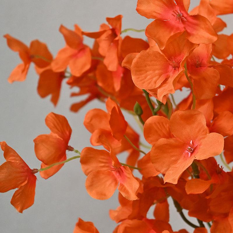 Buy Faux Dame's Rocket Flower Bunch - Orange Artificial Flowers from Vaaree