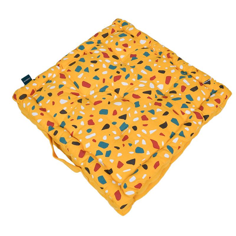 Buy Narnia Floor Cushion - Yellow Floor Cushions from Vaaree