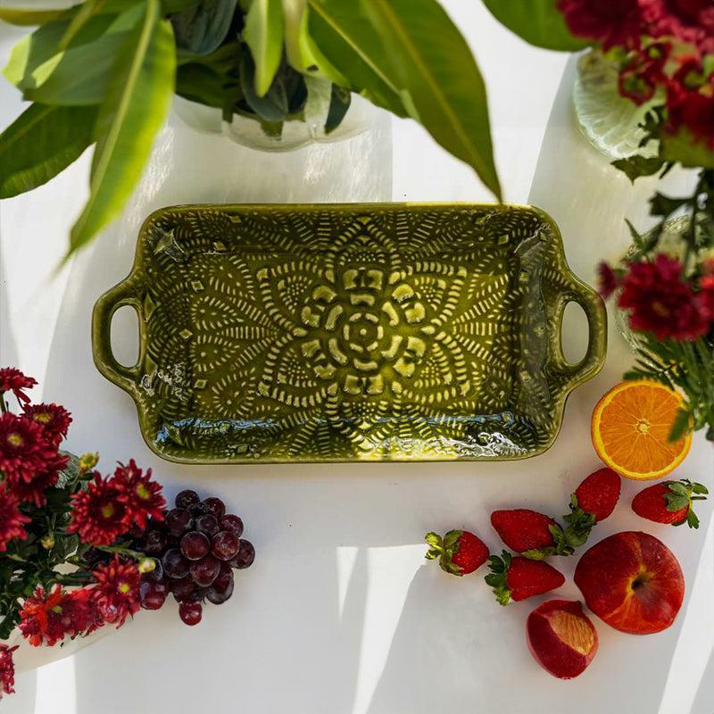 Buy Aspensa Handmade Serving Tray Serving Tray from Vaaree