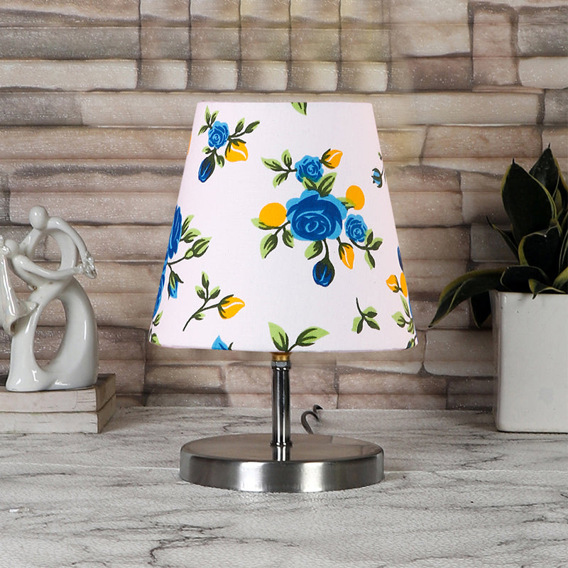 Table Lamp - Vidro Blue Fleur Table Lamp