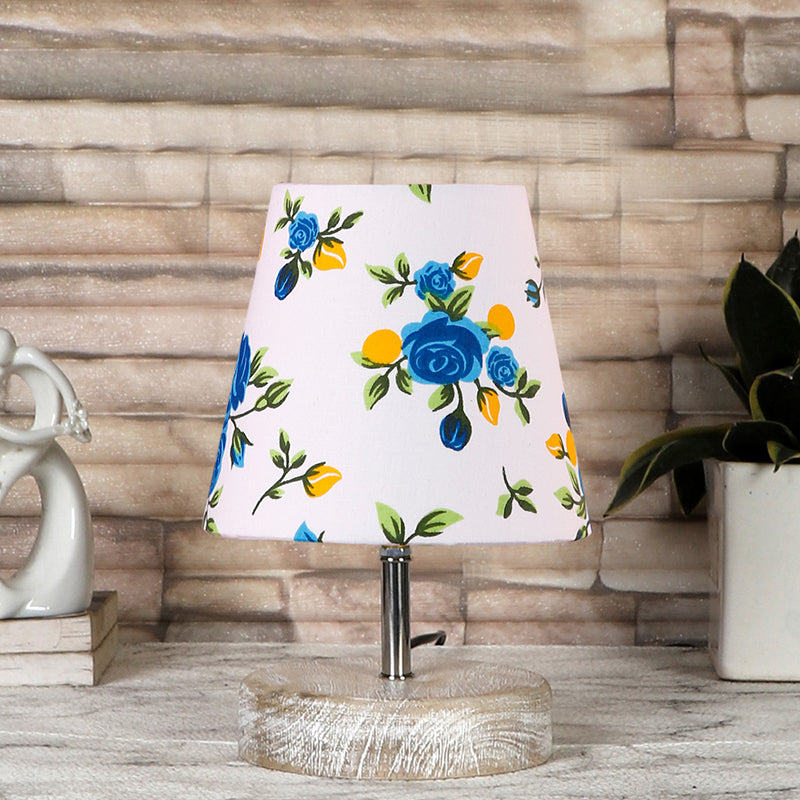 Table Lamp - Renvo Blue Fleur Table Lamp