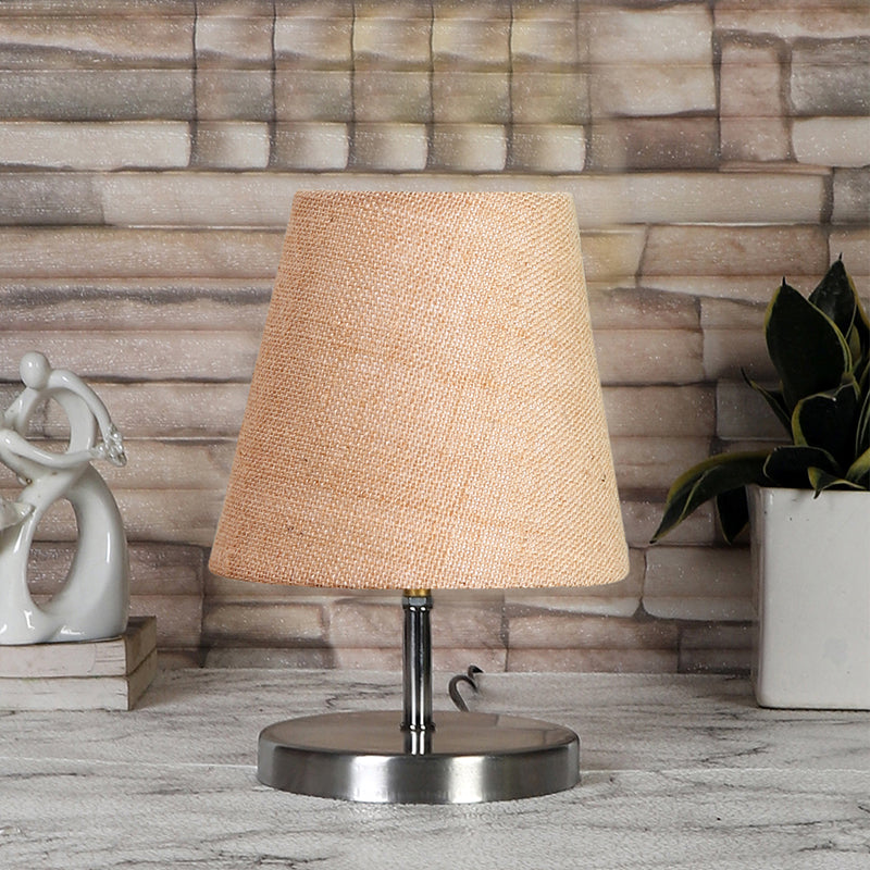 Table Lamp - Vidro Table Lamp With Jute Shade - Beige